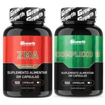 Zma 120 Caps + Complexo B 120 Caps Growth Supplements