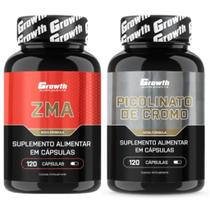 Zma 120 Caps + Cromo Picolinato 120 Caps Growth Supplements