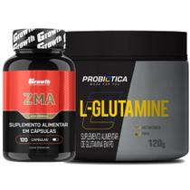 Zma 120 Caps Growth + Glutamina Pura 120g Probiotica Zma 120 Caps Growth + Glutamina Pura 120g Probiotica