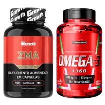 Zma 120 Caps Growth + Omega 3 60 Caps Integralmedica