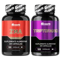 Zma 120 Caps + Triptofano 120 Caps Growth Supplements