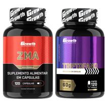 Zma 120 Caps + Triptofano 120 Caps Growth Supplements