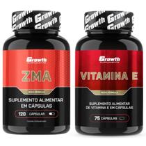 Zma 120 Caps + Vitamina E 75 Caps Growth Supplements