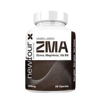 ZMA 500mg 60 cápsulas New Four Sem sabor Sabor:Sem sabor ZMA 500mg 60 cápsulas New Four Sem sabor Sabor:Sem sabor