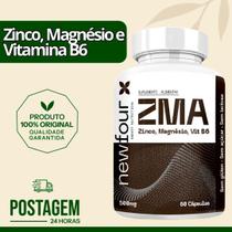 ZMA Zinco, Magnésio e Vitamina B6 60 Cápsulas 500mg