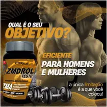 Zmdrol Testo ZMA, Feno Grego e Boro 60 cápsulas Zmdrol Testo ZMA, Feno Grego e Boro 60 cápsulas