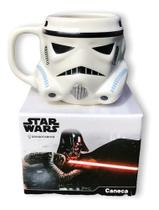 Zonacriativa Caneca Formato 3d Stormtrooper Star Wars Disney Dark Side Zc Awesome White
