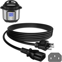 Zonefly Original Power Cord compatível para panela de pressão elétrica de pote instantâneo, panela rápida de energia, panela de arroz, fabricante de leite de soja, micro-ondas e mais cabo de substituição de utensílios de cozinha