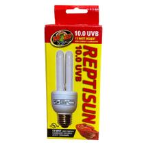 Zoo Med fluorescente compacto ReptiSun 10.0 UVB 13 W (pacote com 4) Zoo Med fluorescente compacto ReptiSun 10.0 UVB 13 W (pacote com 4)