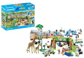 Zoo Playset Playmobil MyLife 71600 Big Zoo com 16 animais