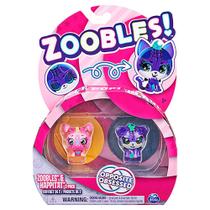 Zoobles - 2 Figuras - Sweet Unicorn E Spooky Tiger - Sunny Brinquedos