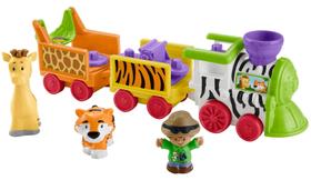 Zoológico musical Toy Train Fisher-Price Little People com bonecos Zoológico musical Toy Train Fisher-Price Little People com bonecos