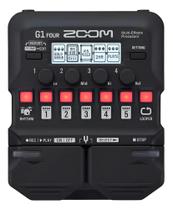 Zoom Pedal De Efeitos Para Guitarra G1 Four Preto
