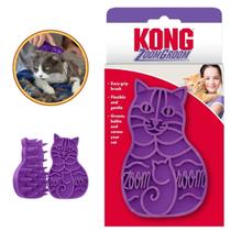 ZoomGroom Cat KONG Escova Massageadora de Borracha para Gato