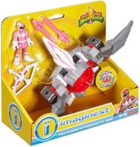 Zord Pterodactyl Rosa Power Rangers Imaginext - Mattel Dfx60