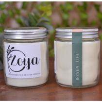 Zoya Vela Aromática Green Life Bem estar e aconchego 200g