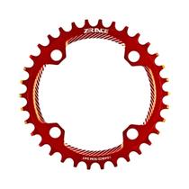 Zrace chainrings chainwheels bcd104, 32t/34t/36t/38t, dente de largura estreita al7075 cnc para mtb