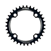 Zrace chainrings chainwheels bcd104, 32t/34t/36t/38t, dente de largura estreita al7075 cnc para mtb