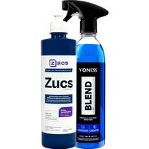 Zucs Revitalizador Restaurador de Plasticos Interno Externo Cera Liquida Automotiva Blend Spray