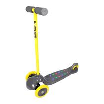 Zumm Patinete 3 Rodas com Led Cinza - Bel Sports