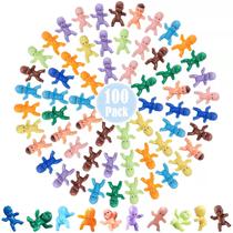 ZZYFGH 100 mini bebês de plástico 2,5 cm, miniaturas pequenas ZZYFGH 100 mini bebês de plástico 2,5 cm, miniaturas pequenas