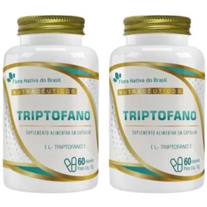 2 Triptofano 60 Cápsulas 860mg Flora Nativa