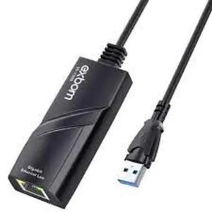 Adaptador de Rede Ethernet Gigabyte USB 3.0 RJ45 1000MBs LAN Conversor