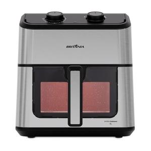 Air Fryer Britânia 8 Litros Redstone Visor Glass BAF80A 127v