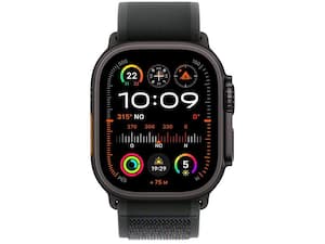 Apple Watch Ultra 2 GPS + Cellular Caixa Preta de Titânio de 49mm Pulseira Loop Trail Preta M/G