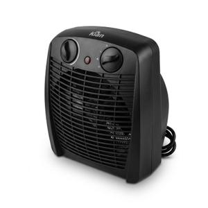 Aquecedor Elétrico Kian AQ100 Preto 1800W Portátil 2 em 1 Aquece e Ventila 220V