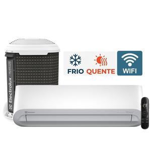 Ar Condicionado Inverter Electrolux 12000 BTUs Quente e Frio Color Adapt WiFi Split - YI12R YE12R