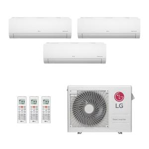 Ar-Condicionado Multi Split Inverter LG 21.000 (2x Evap HW 9.000 + 1x Evap HW 12.000) Quente/Frio 220V