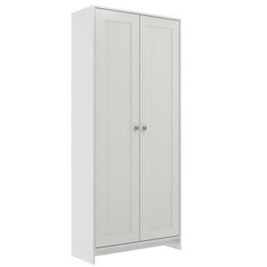 Armário Multiuso Branco 2 Portas MDP 4 Prateleiras Decibal