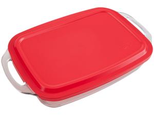 Assadeira ret c/ tampa plastica 3,5l seletta - nadir