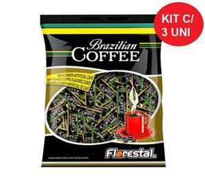 Bala Sabor Café Brazilian Coffee KIT 3pct. de 500gr Florestal