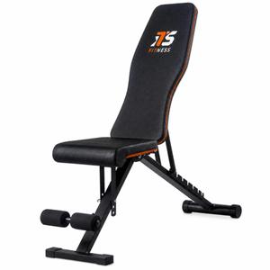 Banco Regulável 3 Em 1 Musculação Supino Reto Inclinado Declinado material sintético Preto Fácil Limpeza Estrutura Reforçada Academia home Its Fitness