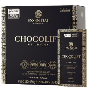 Barra Chocolift Be Unique 40g (480g) 12 Unidades Essential