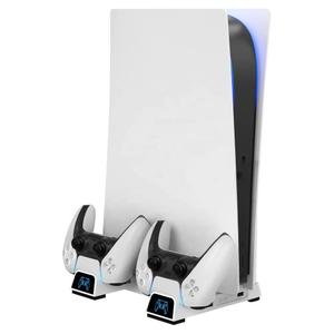 Base Suporte Vertical Ps 5 Multifuncional Cooler Carregador