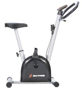 Bicicleta Ergométrica Mile Fitness Residencial 21 velocidades Compacta Preta e Cinza Monitor com Funções