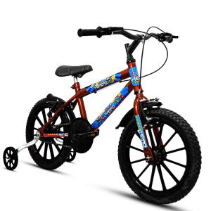 Bicicleta Infantil Aro 16 Hot Car Laranja - Ello Bike