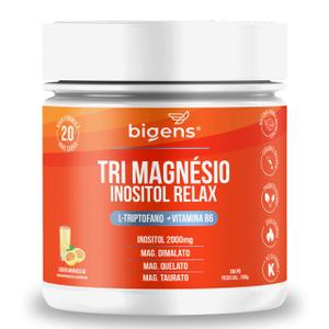 Bigens tri magnésio inositol relax 180g maracujá