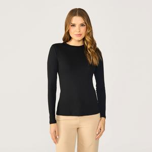 Blusa feminina manga longa Gola Redonda Tribo Livre