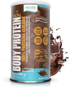 Body Protein Equaliv Sabor Cacau 600g Isolada e Hidrolisada