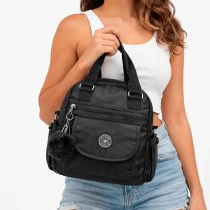 Bolsa Mochila Feminina Nylon Leve Casual Elegante Moderna