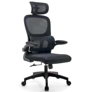 Cadeira de Escritório Rise Mode Office 14, Mesh, 2D, Ajustável, Preta, RMCO14BK