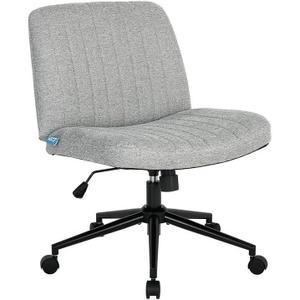 Cadeira Escritório DT3 Dolly Tecido Cinza Ergonômica NR17
