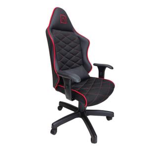Cadeira Escritório Gamer material sintético com Relax Preto/Vermelho