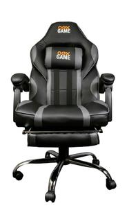 Cadeira Gamer Almofadas Apoio Pés Estofado material sintético 180Kg Oex