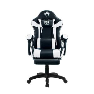 Cadeira Gamer Fox Racer Zerda com Apoio de Pés Branca - W20
