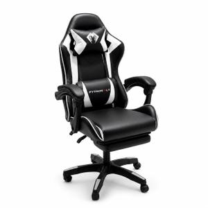 Cadeira Gamer Python Fly GC01 Ergonômica com Apoio para Pés e Encosto Reclinável até 150kg